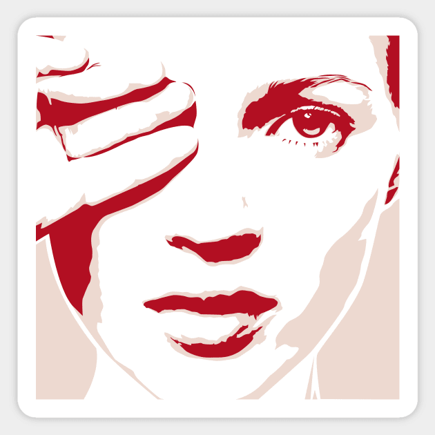 "Pink" Kate Moss Sticker by -f-e-l-i-x-x-